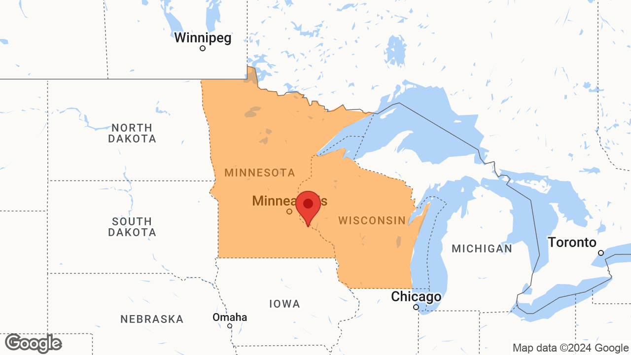 Service Area and Locations Map for Hummingbird Environmental Services LLC