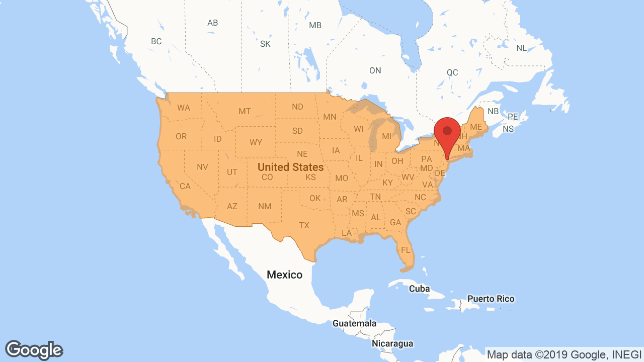 Service Area and Locations Map for Tech Products, Inc.