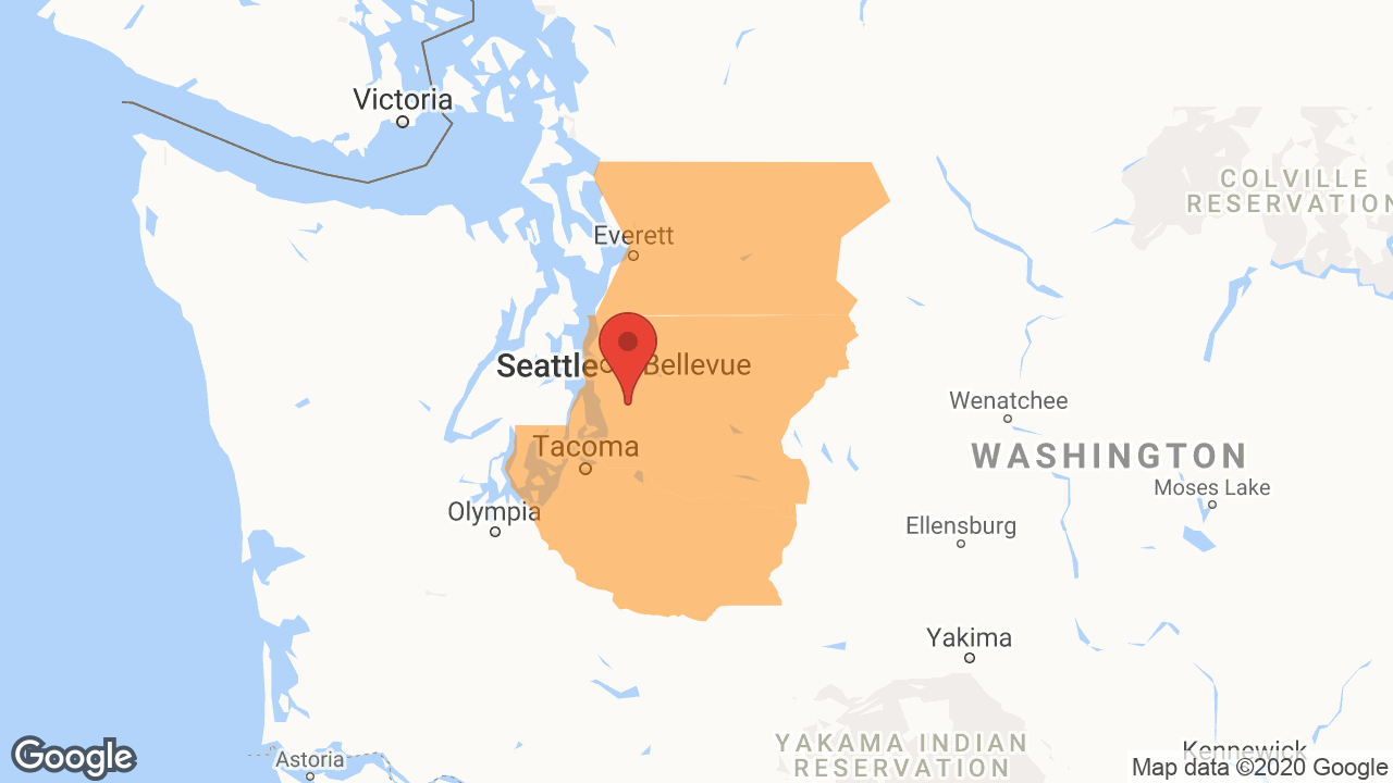 Service Area and Locations Map for All Wire Electric